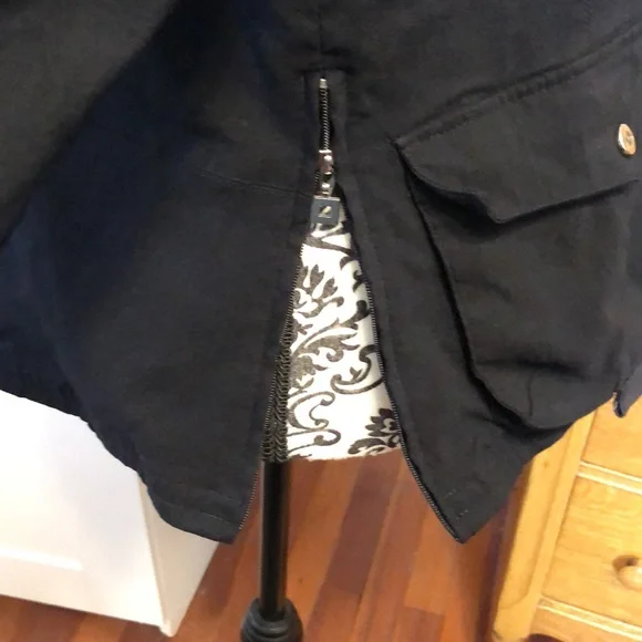 Jamie Sadock Black Jacket with Metal details Size L - Picture 8 of 14